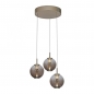 Foto 16194-1: Hanglamp rond Pure E-Infinity 3-lichts Bronce