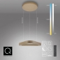 Foto 16196-2: Q-STRETTO LED-Hanglamp – Modern Brons & Ultieme Lichtcontrole