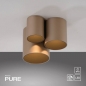 Foto 16199-7: PURE Point LED-Plafondlamp brons – Elegantie ontmoet Functionaliteit