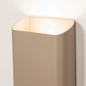 Foto 16207-7: Beige wandlamp met aan twee kanten licht