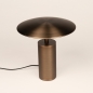 Foto 16276-7: Bronzen tafellamp met touchdimmer en warm ledlicht