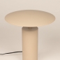 Foto 16278-3: Beige tafellamp met touchdimmer en warm ledlicht