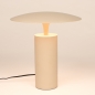 Foto 16278-5: Beige tafellamp met touchdimmer en warm ledlicht