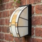 Foto 16279-7: Wandlamp Tiffany Roundabout outdoor voor zowel binnen als buiten