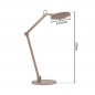 Foto 16304-4: LED tafellamp PURE Luxon in brons in uniek design zonder inkijk in het licht!