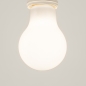 Foto 292-8: Drie standen led lamp E27 van wit opaalglas 