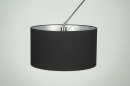 Hanglamp 30004: landelijk, modern, stof, zwart #6
