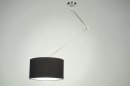 Hanglamp 30004: landelijk, modern, stof, zwart #7