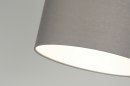 Hanglamp 30007: landelijk, modern, stof, grijs #10