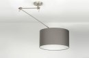 Hanglamp 30007: landelijk, modern, stof, grijs #5