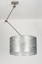 Hanglamp 30009: landelijk, modern, stof, zilvergrijs #25