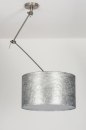 Hanglamp 30009: landelijk, modern, stof, zilvergrijs #35