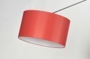Pendant light 30099: modern, fabric, red, round #21