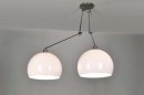 Hanglamp 30111: modern, kunststof, wit, aluminium #14