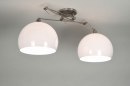 Hanglamp 30111: modern, kunststof, wit, aluminium #4