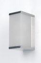 Wandlamp 30249: modern, staal rvs, kunststof, wit #12