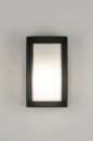 Foto 30262-3 niet_in_feed: Mat zwarte buitenlamp met led lamp met schemersensor