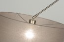 Foto 30316-6 detailfoto: Verstelbare hanglamp met knikarm en lampenkap in taupe kleur