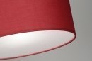 Hanglamp 30378: modern, stof, rood, rond #7