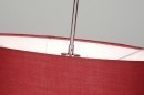 Hanglamp 30378: modern, stof, rood, rond #9