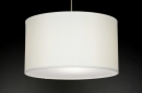 Foto 30379-15: Sfeervolle, moderne hanglamp in witte kleur voorzien van blender.