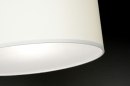 Foto 30379-9: Sfeervolle, moderne hanglamp in witte kleur voorzien van blender.