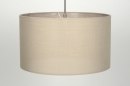 Foto 30380-6: Sfeervolle, moderne hanglamp in taupe kleur voorzien van blender.