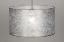 Foto 30381-4: Sfeervolle, moderne hanglamp in zilveren kleur voorzien van blender.