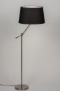 Vloerlamp 30689: landelijk, modern, eigentijds klassiek, staal rvs #1
