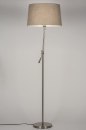 Vloerlamp 30691: landelijk, modern, eigentijds klassiek, staal rvs #3