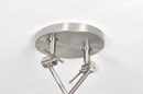 Hanglamp 30722: landelijk, modern, staal rvs, stof #14