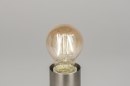 Wandlamp 30728: modern, eigentijds klassiek, glas, helder glas #7