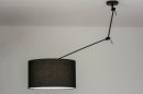 Hanglamp 30738: landelijk, modern, stof, metaal #1