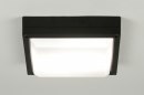 Plafondlamp 30762: modern, aluminium, kunststof, polycarbonaat slagvast #1