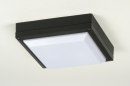 Plafondlamp 30762: modern, aluminium, kunststof, polycarbonaat slagvast #3