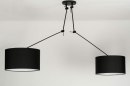 Hanglamp 30764: modern, stof, metaal, zwart #4