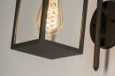 Foto 30773-11: Moderne schwarze Laterne mit LED-Leuchtmittel mit Dämmerungssensor