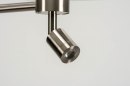 Vloerlamp 30776: modern, staal rvs, stof, metaal #11