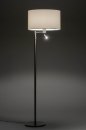 Vloerlamp 30776: modern, staal rvs, stof, metaal #2