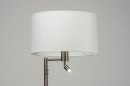 Vloerlamp 30776: modern, staal rvs, stof, metaal #4