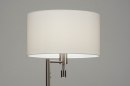 Vloerlamp 30776: modern, staal rvs, stof, metaal #5