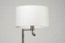 Vloerlamp 30776: modern, staal rvs, stof, metaal #7