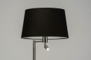 Foto 30781-4 niet_in_feed: Staande lamp met stoffen kap en extra leeslamp 