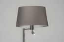 Foto 30782-4 niet_in_feed: Staande lamp met stoffen kap en extra leeslamp 