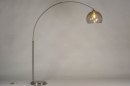 Floor lamp 30801: modern, retro, glass, stainless steel #1
