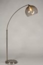 Floor lamp 30801: modern, retro, glass, stainless steel #3