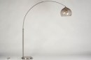 Floor lamp 30801: modern, retro, glass, stainless steel #4