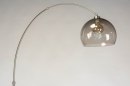 Floor lamp 30801: modern, retro, glass, stainless steel #5
