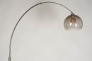 Floor lamp 30801: modern, retro, glass, stainless steel #6