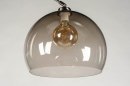 Floor lamp 30801: modern, retro, glass, stainless steel #8